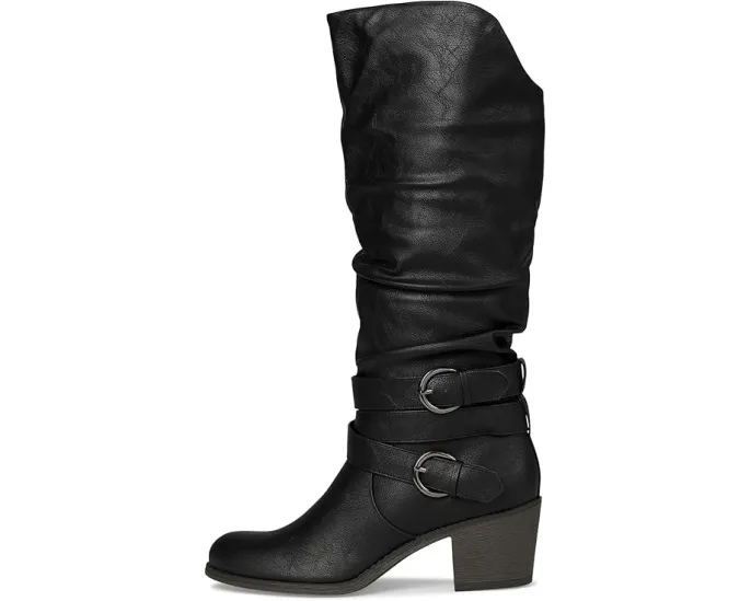 Ботинки Late в мотто-стиле от Journee Collection на платформе