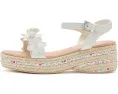 Детские сандалии Steve Madden Kids Dori с цветочными аппликациями и подошвой в стиле эспадрилий