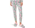 Пижамные штаны Lilly Pulitzer Jeffers с цветочным принтом и манжетами