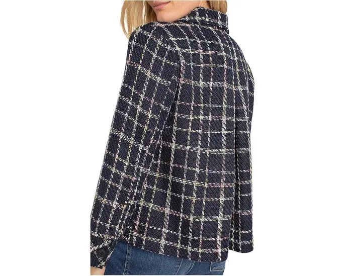 Пиджак с плиссированной спинкой и клетчатым принтом от Liverpool Los Angeles