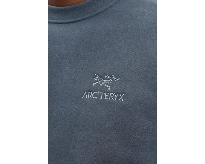 Толстовка Emblem Fleece Crew из органического хлопка с логотипом Arc'teryx