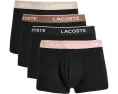 Набор из 5 трусов Lacoste 5-Pack Logo Trunks с брендированным поясом