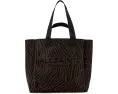 Сумка-тоут AllSaints Izzy Zebra East/West из полиэстера с принтом зебра