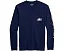 Vineyard Vines Длинная футболка с карманом и новогодним принтом Santa Whale List