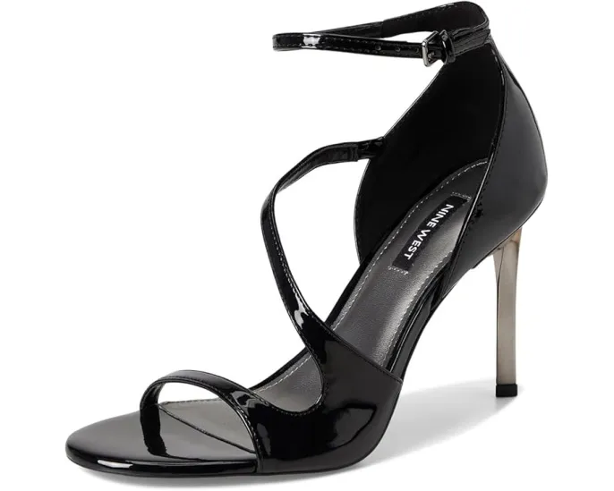 Босоножки Nine West Shimmy на высоком каблуке с асимметричными ремешками