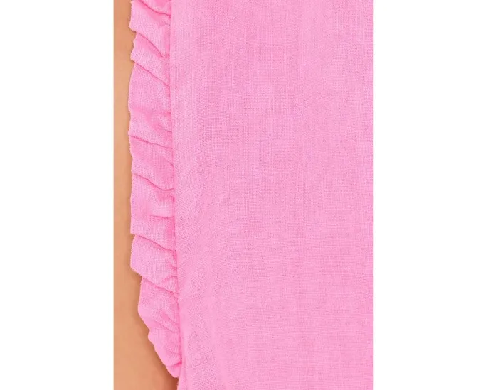 Платье льняное Kavalla от Lilly Pulitzer с рюшами