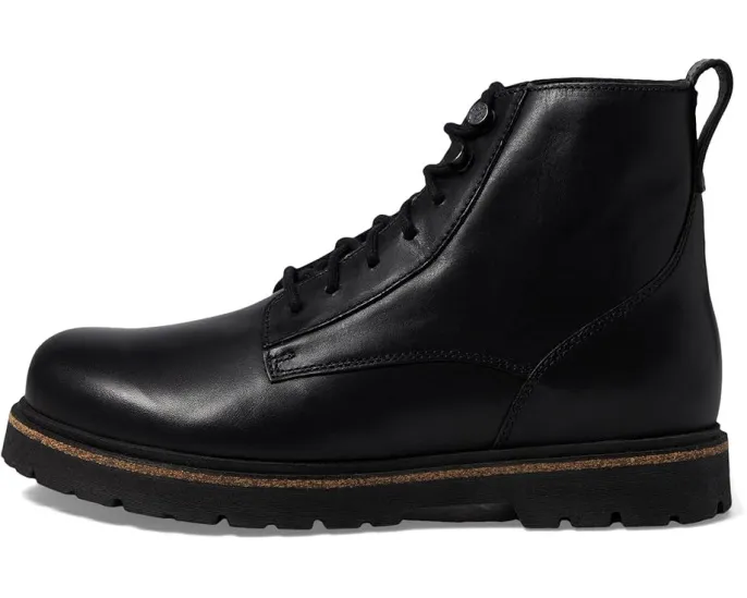 Ботинки Birkenstock Highwood Mid на шнуровке из кожи с синей стелькой