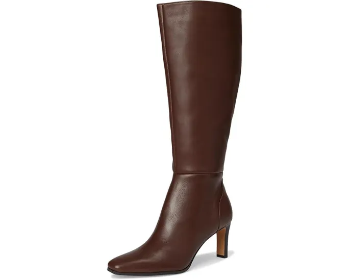 Сапоги Dolce Vita Emmi Wide Calf до колена на шпильке с кожаным верхом