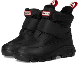 Детские непромокаемые сапоги Hunter Igloo на липучке с флисовой подкладкой