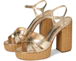 Schutz Keefa Straw босоножки на платформе с верхом из натуральной соломки