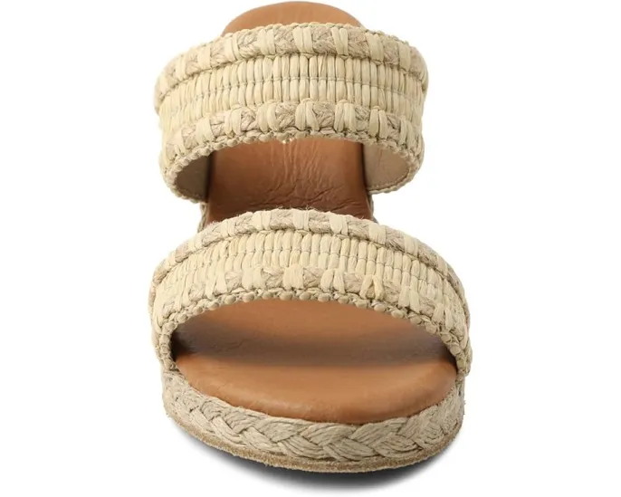 Туфли на платформе Andre Assous Nolita Raffia с круглым открытым носком и ремешками