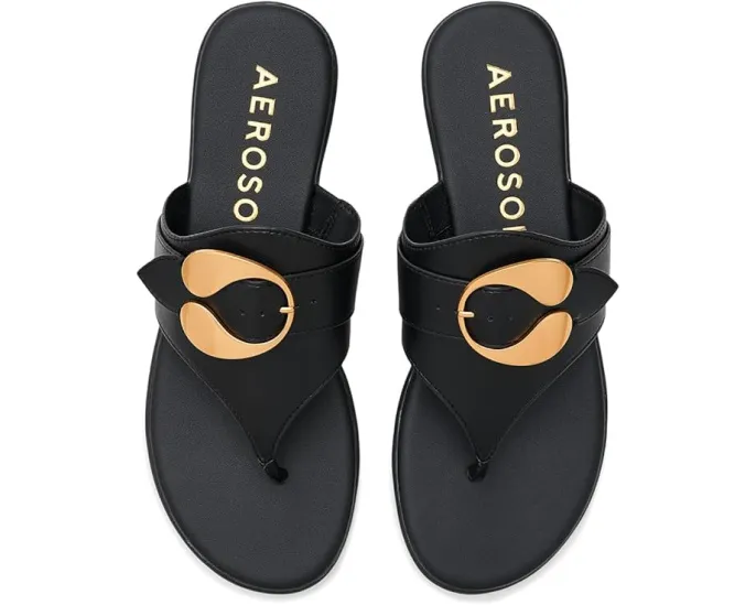 Aerosoles Glam босоножки на плоском ходу с декором и ортопедической стелькой