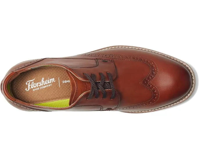 Оксфорды Florsheim Vibe Wing Tip с гладкой кожей и клиновидной подошвой