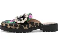 Бартоны Mules Blue by Betsey Johnson с пайетками и жемчужной пряжкой