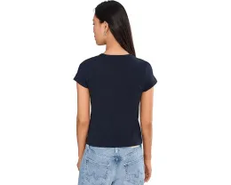 Футболка Lilla P Vintage Little Tee из состаренного слаба укороченного кроя