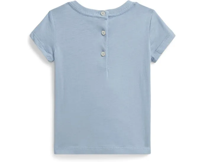 Футболка Polo Bear из хлопкового джерси для младенцев Polo Ralph Lauren Kids