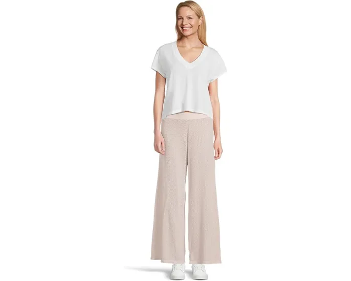 Брюки Michael Stars Priscilla на высокой резинке из хлопка и лайкры