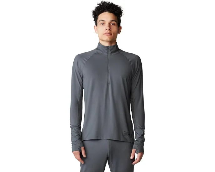 Футболка Mountain Hardwear Butter Up с полузастежкой и защитой UPF 50