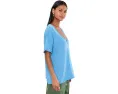 Футболка Free People Nina Tee V с V-образным вырезом и свободным кроем