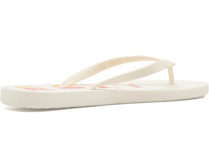 Тапочки Roxy Tahiti IX с двумя ремешками и стелькой из ЭВА
