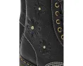 Ботинки Dr. Martens 1460 Pascal Flower с цветочным принтом и желтой строчкой