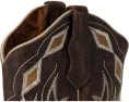 Сапоги Corral L6285 до икры с шоколадной лазерной вышивкой