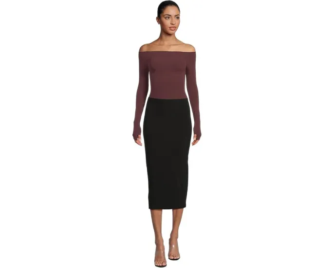 Боди Ballet Off-Shoulder от Commando с отверстиями для большого пальца