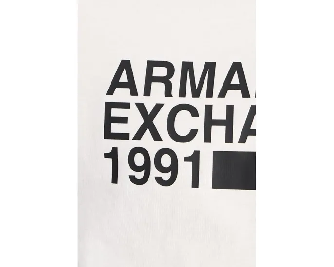 Футболка Armani Exchange slim из джерси с блок-логотипом