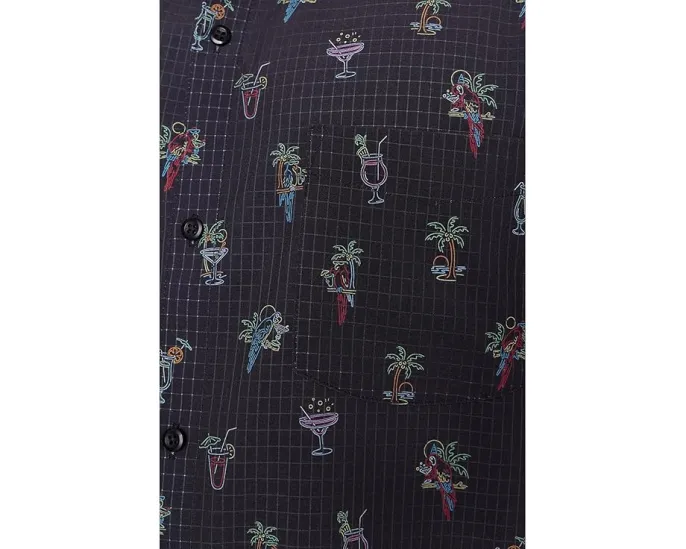 Рубашка Tommy Bahama Bahama Coast Neon Sips с принтом для отдыха
