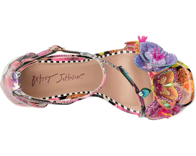 Босоножки Camile на шпильке с цветочным узором от Blue by Betsey Johnson