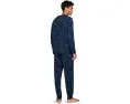 Пижамный комплект Henry Printed Long Pajama Set с длинным рукавом от Eberjey