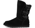 Зимние угги Bearpaw Jenni из замши с меховой отделкой и декоративной пряжкой