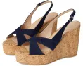 Сандалии Stuart Weitzman Dayna Slingback Wedge на танкетке с ремешком через пятку