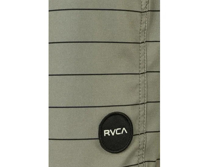 Плавки RVCA Steady Stripe Trunk с карманами на молнии и шнурке