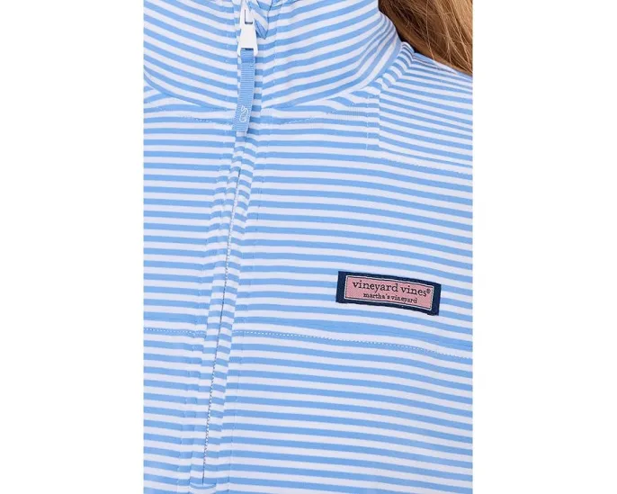 Vineyard Vines Sankaty Shep Shirt рубашка из быстросохнущей ткани с застежкой-молнией