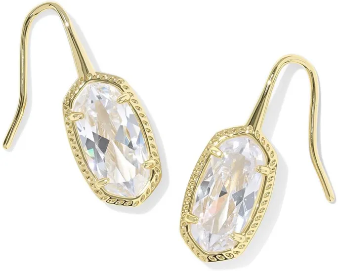 Kendra Scott Серьги-подвески Lee Cz с камнем из кубического циркония
