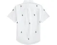 Polo Ralph Lauren рубашка с коротким рукавом для детей Pony Oxford White Navy