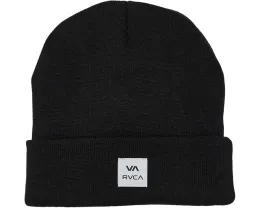 Шапка RVCA Va Atw Beanie с отворотом и тканой нашивкой