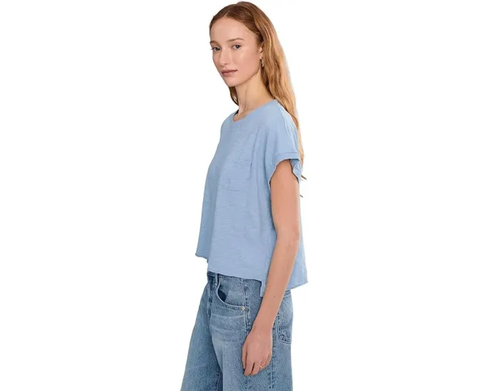 Футболка Mod-o-doc с коротким рукавом долман и ступенчатым подолом