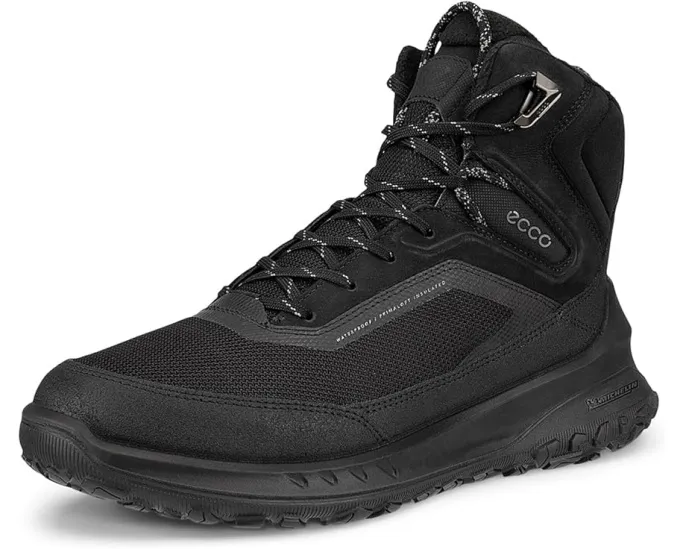 ECCO непромокаемые утепленные ботинки Ultra Terrain Mid Warm для холодной погоды стальные