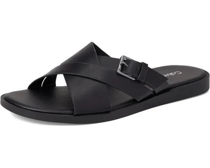 Сандалии Calvin Klein Elon с искусственной кожей и регулируемой пряжкой