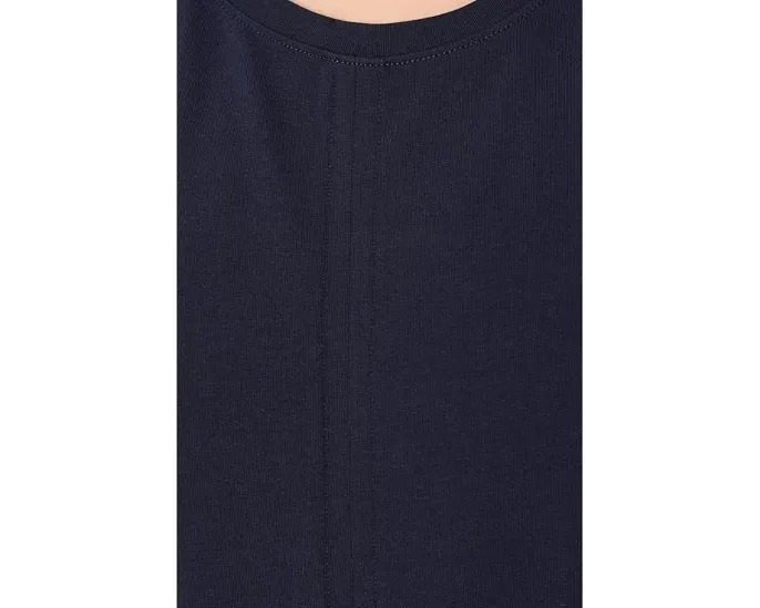 Платье Eileen Fisher Petite с круглым вырезом из пима-хлопка и стрейч-джерси