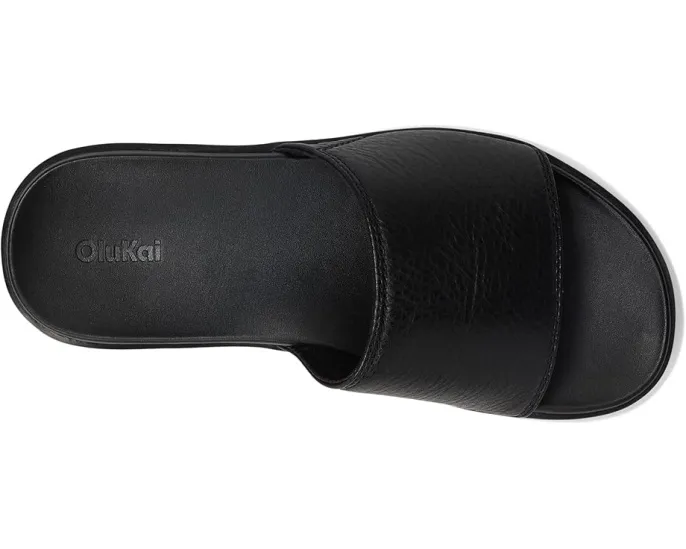 Кожаные сланцы OluKai 'Olali Slide с поддержкой свода стопы