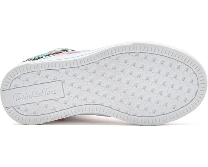 Детские кроссовки SKECHERS KIDS Twinkle Sparks с подсветкой и аппликациями