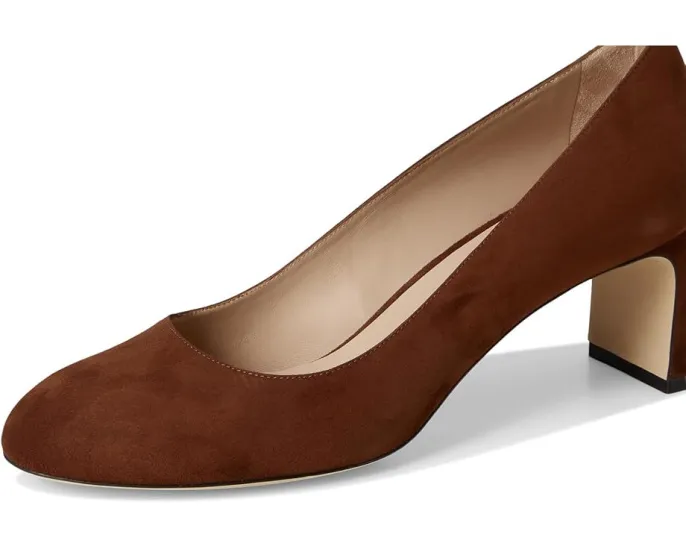 Туфли-лодочки Stuart Weitzman Babette Pump 60 с миндалевидным носком на устойчивом каблуке