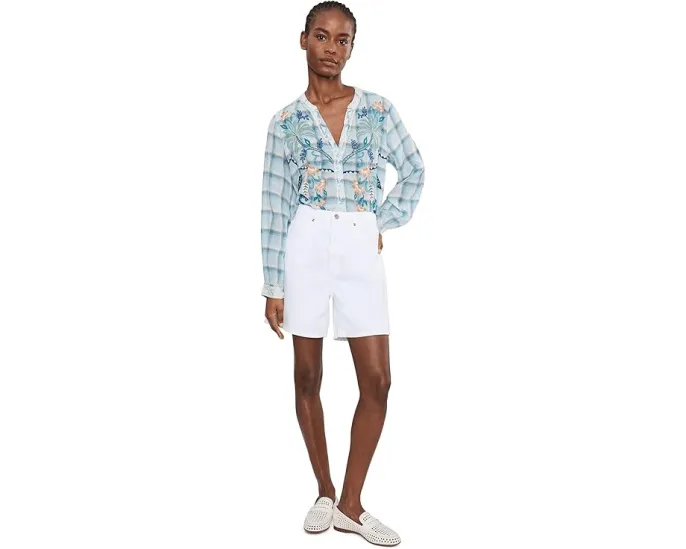 Свободная рубашка Relaxed Button-down Una Johnny Was на пуговицах