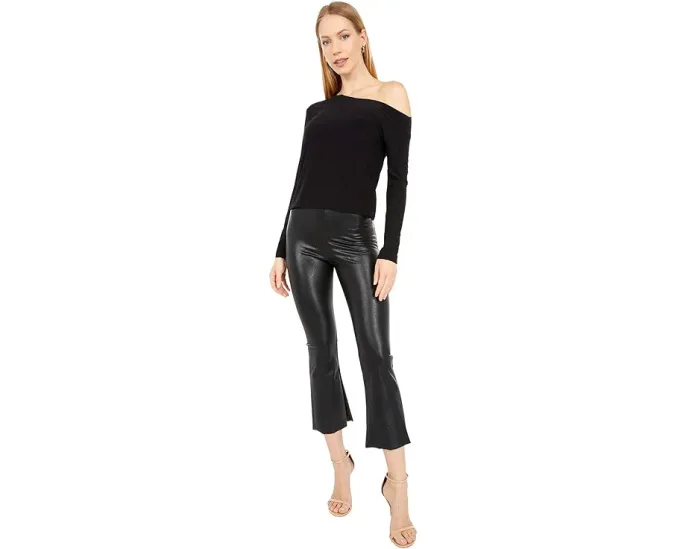 Norma Kamali Топ с длинным рукавом и удлиненными плечами