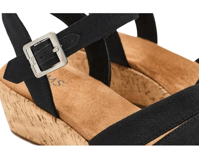 Сандалии TOMS Julia на платформе с регулируемой пряжкой на щиколотке