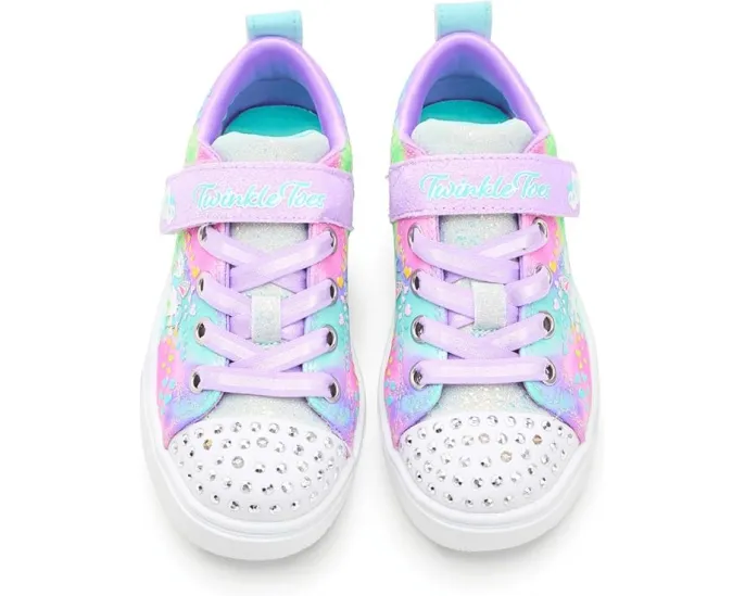 Кроссовки SKECHERS KIDS Twinkle Sparks с галактикой единорогов для детей