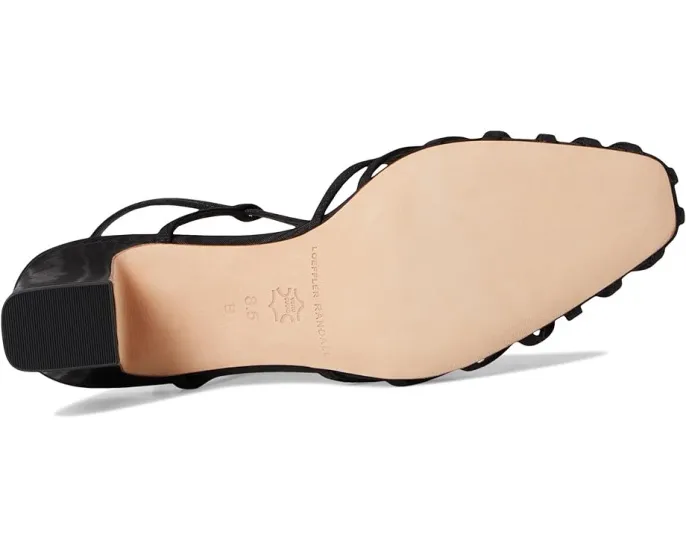 Сандалии Loeffler Randall Priscilla на среднем каблуке с решетчатым верхом